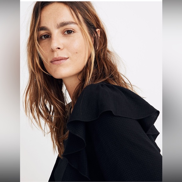 Madewell Ruffle Top - Picture 4 of 9